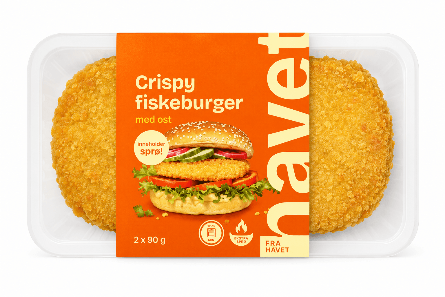 Cripsy Fiskeburger 180g Coop