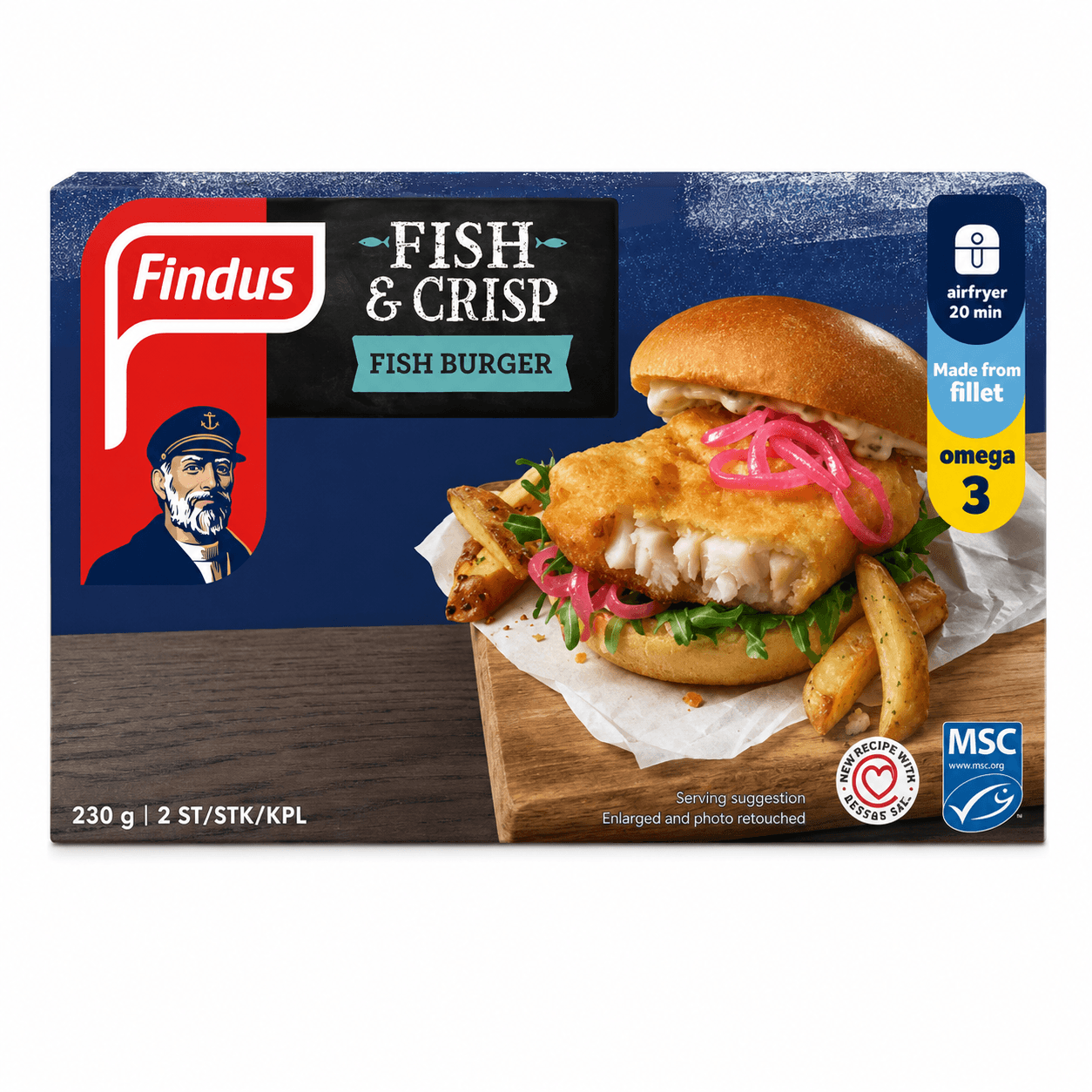 Findus Fish Crisp Burger 230g
