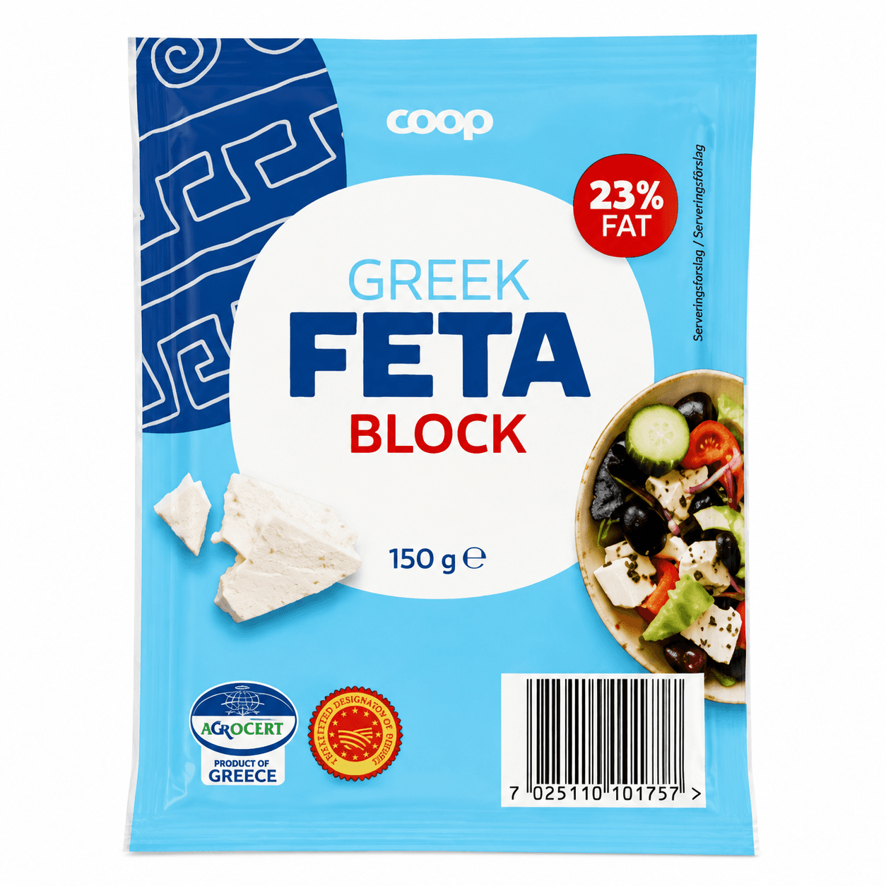 Coop Greek Feta Block 150G