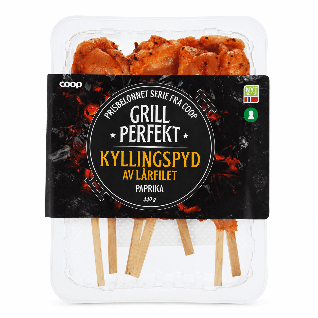 Grill Perfekt Kyllingspyd Paprika 440g