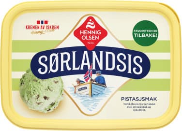 Sørlandsis Pistasj 1,2l Hennig Olsen