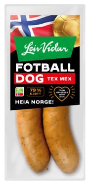 Fotball Dog Tex Mex 220g Leiv Vidar