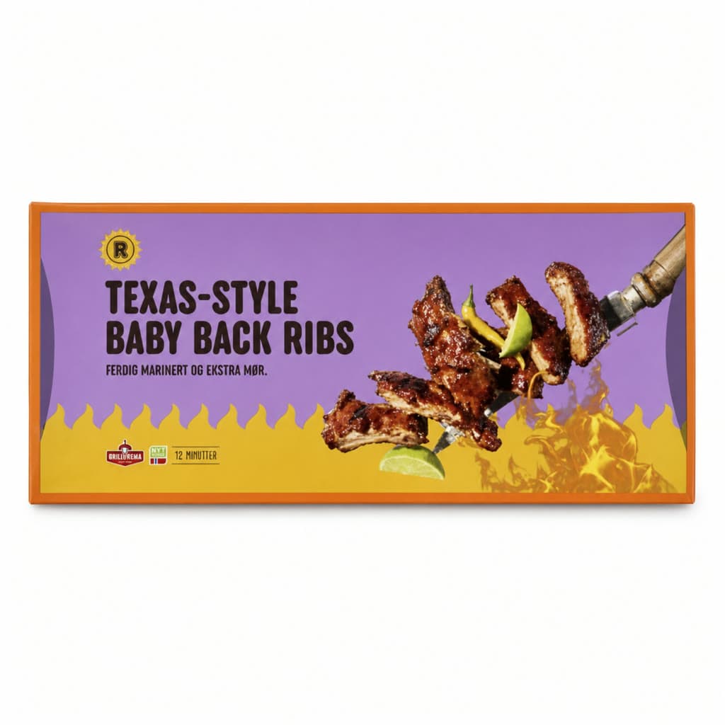 Texas-Style Baby Back Ribs R pr kg