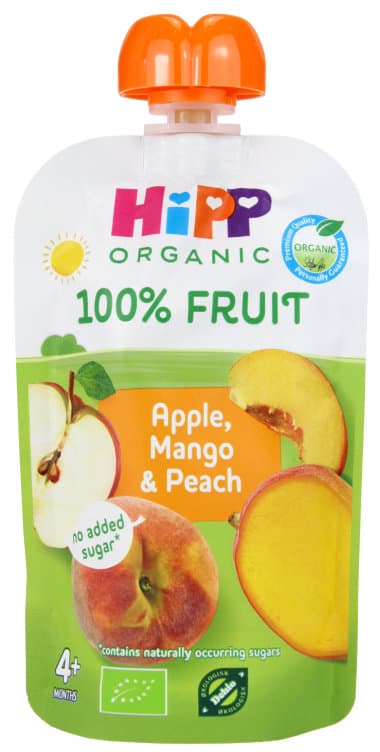 Hippis Smoothie Eple/Mango 4mnd 100g Hipp