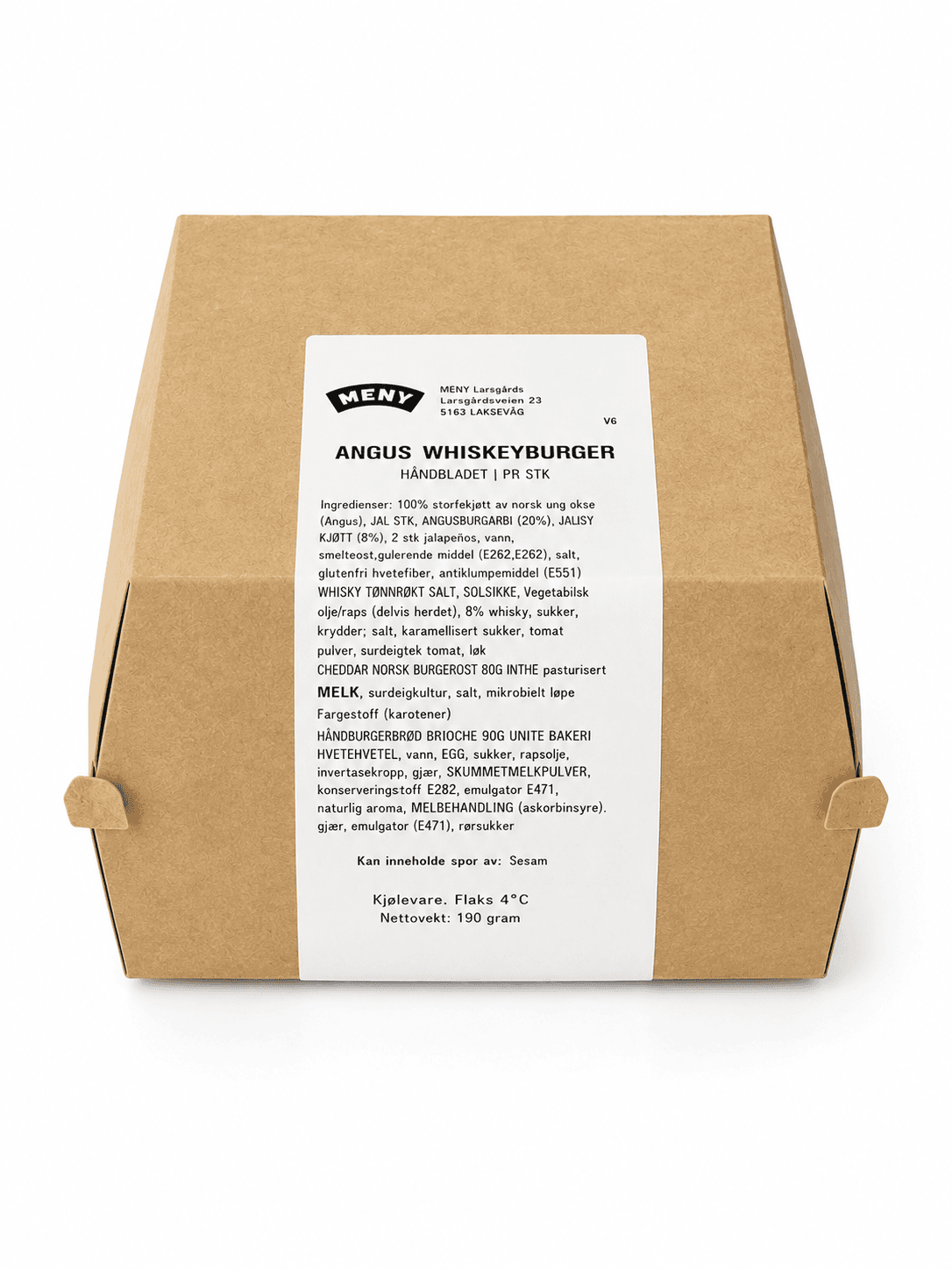 Angus Whiskeyburger 190g