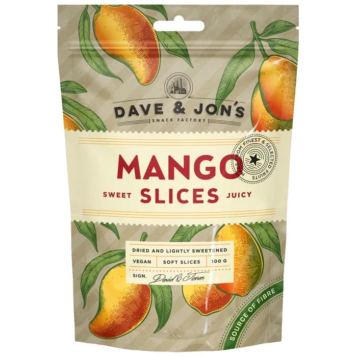 Dave & Jon´s Mango Slices 100g