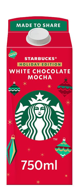 White Choco Mocha 750ml Starbucks
