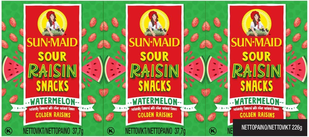 Rosiner Sour Watermelon 6 x 37,7g, 226 g