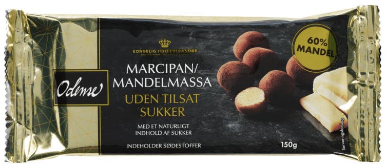Marsipan uten Tilsatt Sukker 150g Odense
