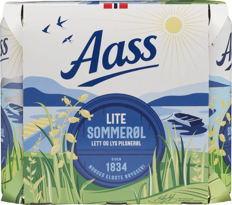Aass Lite Sommerøl 0,5l boks 6pk 3000 ml