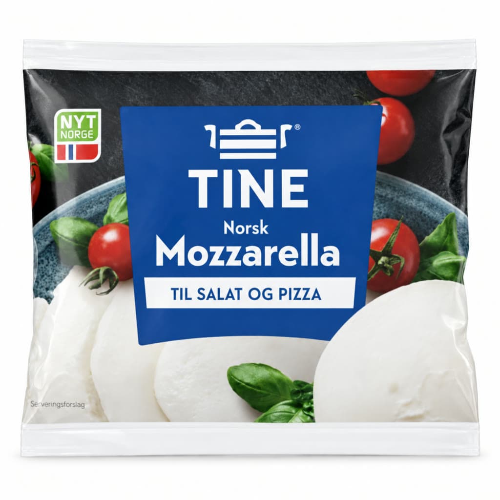 Norsk Mozzarella Fersk 125g Tine