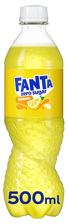 Fanta Lemon Zero 0,5l flaske