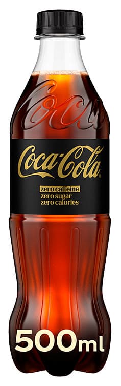 Coca-Cola Zero Koffeinfri 0,5l flaske