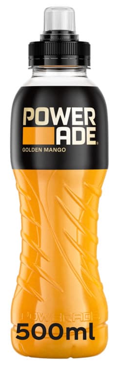 Powerade Golden Mango 0,5l flaske