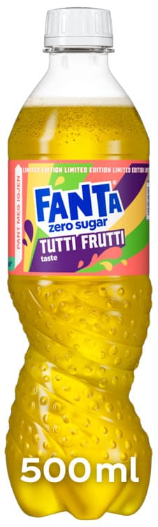 Fanta Tutti Frutti Zero 0,5l flaske