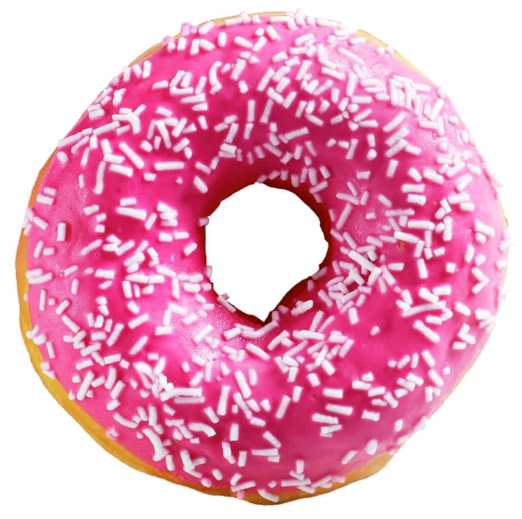 Donut Bringebærsmak 78g 1 stk