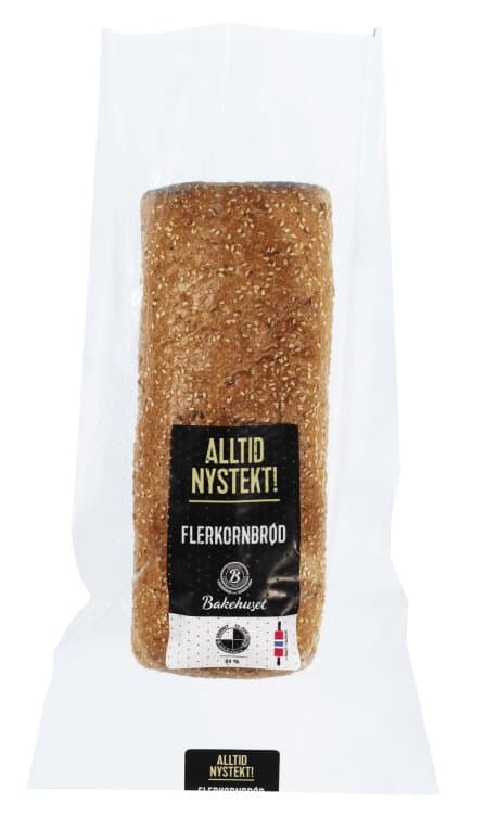 Flerkornbrød Butikkstekt 750g Bakehuset