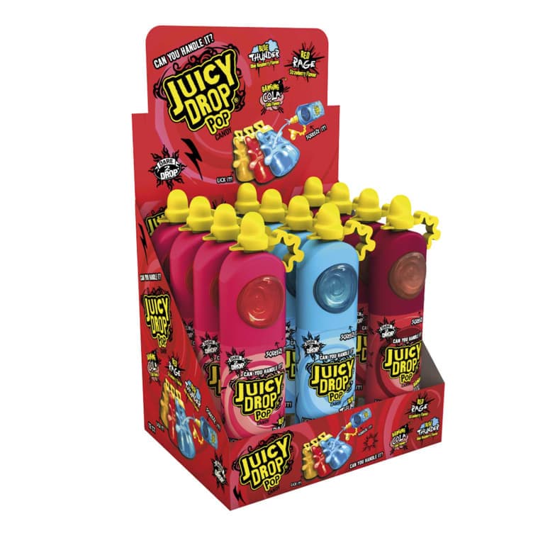 Juicy Drop Pop Sour 26g Topps