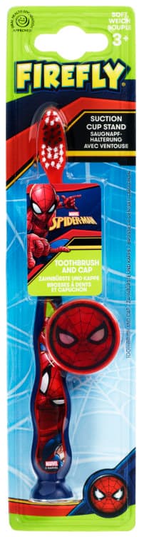 Firefly Tannbørste m/Cap Spidermann 1stk