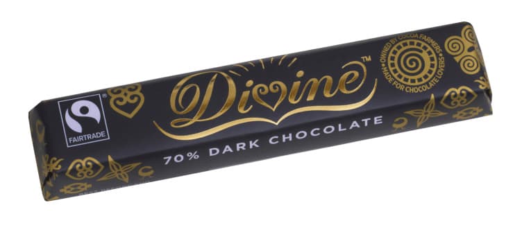 Divine Chocolate 70% Dark 35g