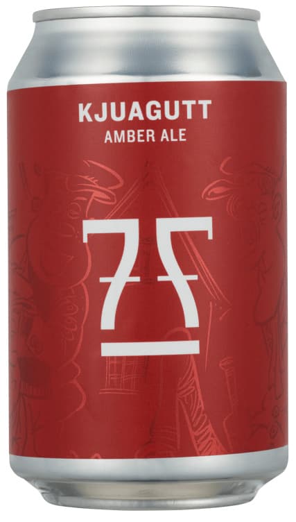 Kjuagutt Amber Ale 330ml 7 Fjell Bryggeri boks