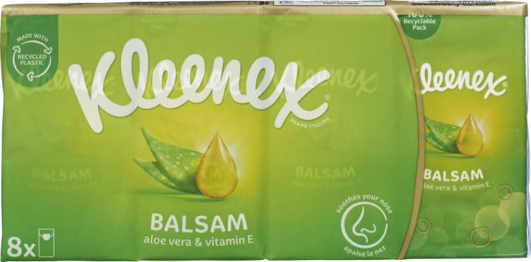 Kleenex Balsam Lommetørkle 72stk