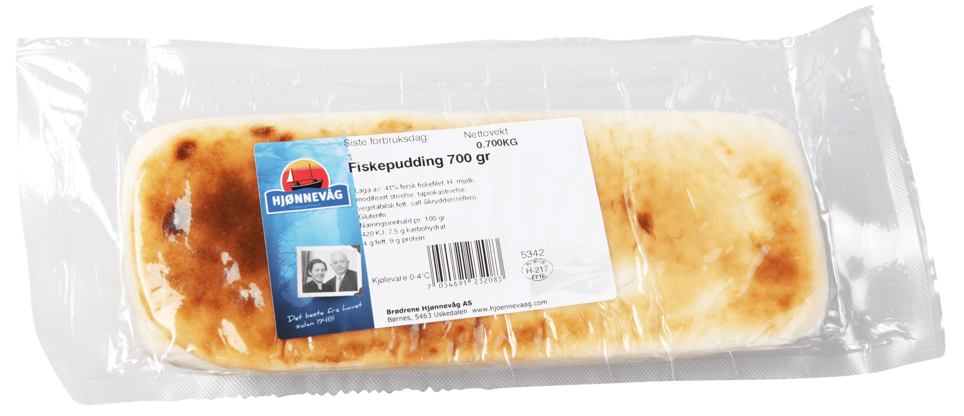 Fiskepudding 700g Hjønnevåg