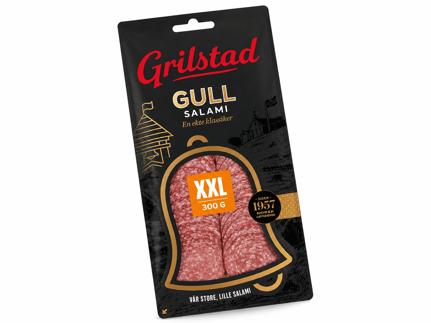 Grilstad Gullsalami XXL 300g Partivare