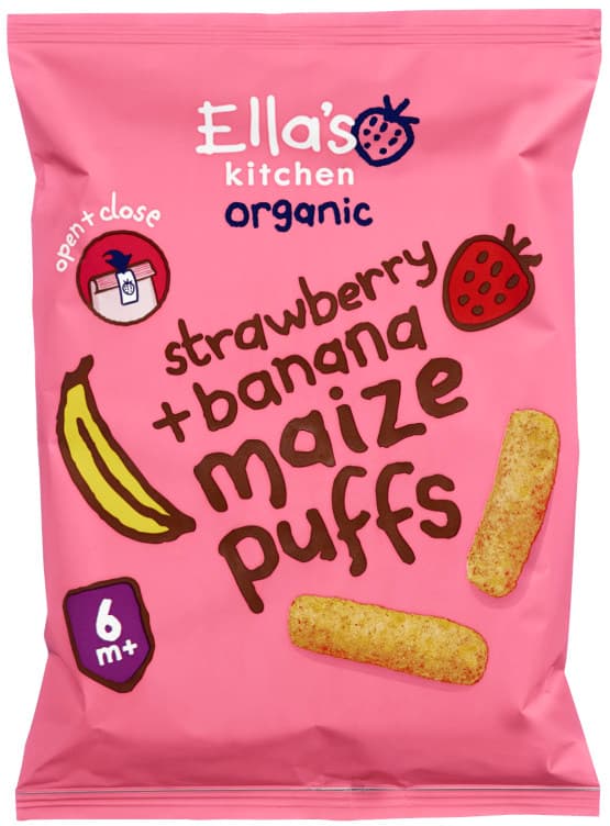 Maismums Jordbær&Banan 20g Ellas