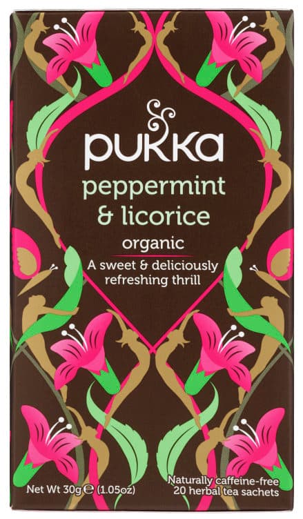 Peppermint &Licorice Urtete 20pos Pukka 20 stk