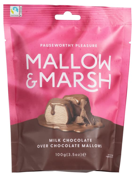 Marshmallows Sjokolade 100g Mallow&Marsh