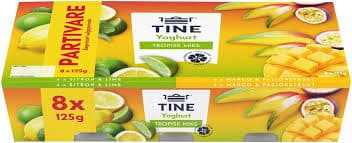 Tine Yoghurt Tropisk Frukt 8x125g 1 kg