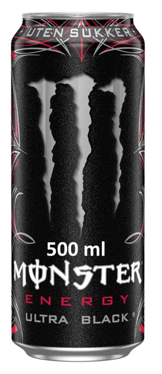 Monster Ultra Black 500ml boks