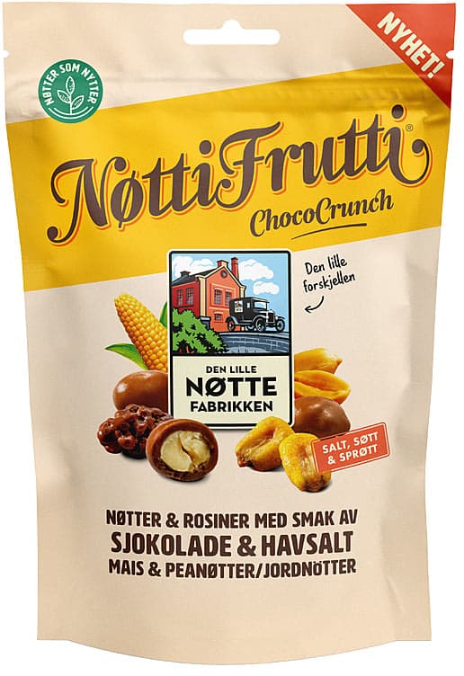Nøtti Frutti Chococrunch 160g Den Lille Nøttefabrikken