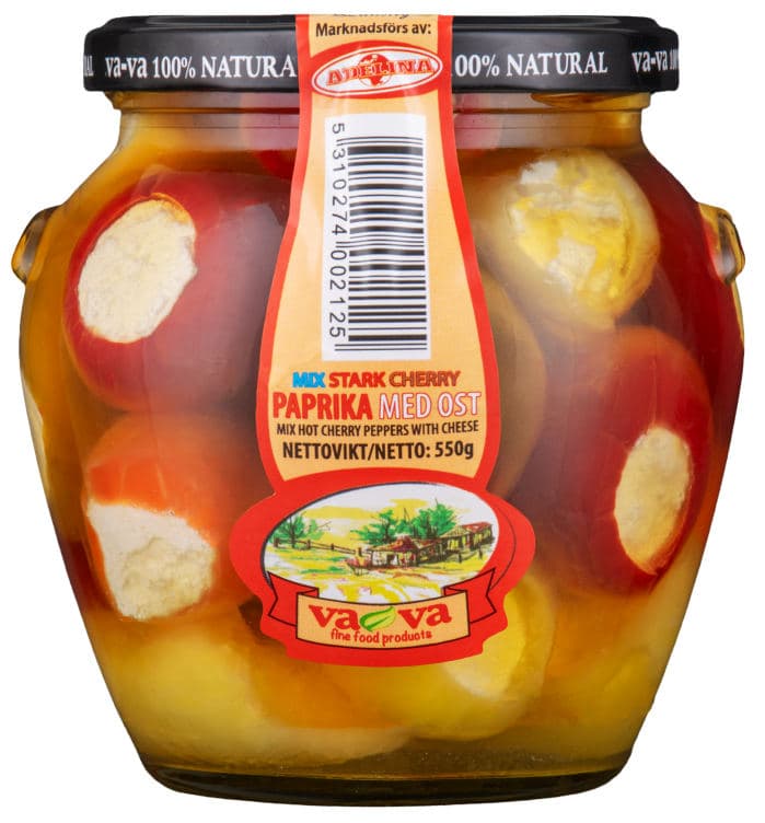 Paprika Cherry Mix m/Ost 550g