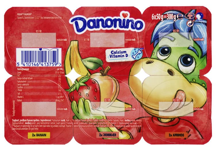 Danonino Yoghurt Mix No1 6x50g 300 g