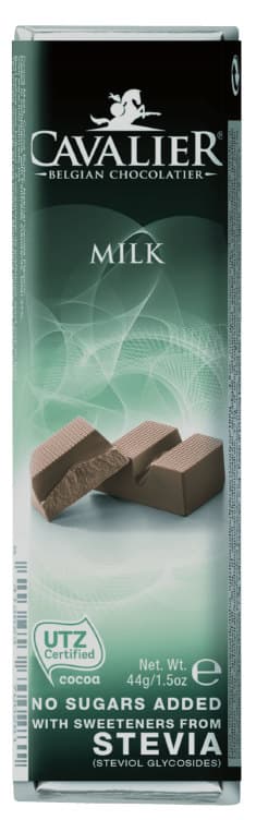 Melksjokolade Stevia 44g Cavalier