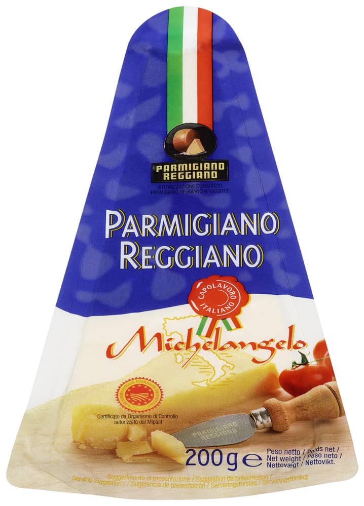 Parmigiano Reggiano Lagret i 18–24 måneder 200g Tine
