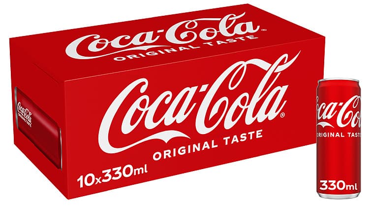 Coca-Cola 10x0,33l boks 3300 ml