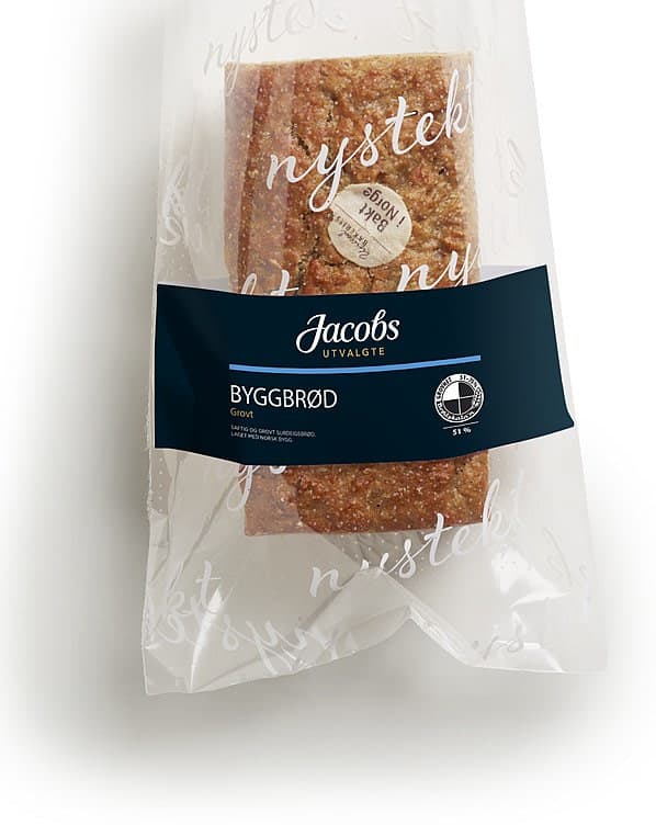 Grovt Byggbrød Halvstekt 675g Jacobs Utvalgte 1 g