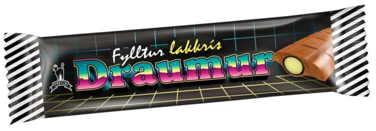 Draumur Lakris&Kokossjokolade 45g