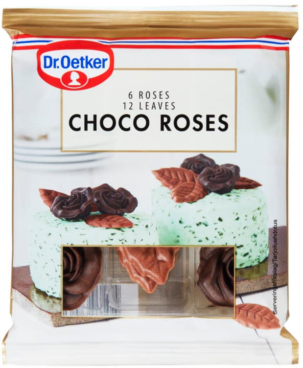 Kakaoroser m/Blad 50g Dr.Oetker