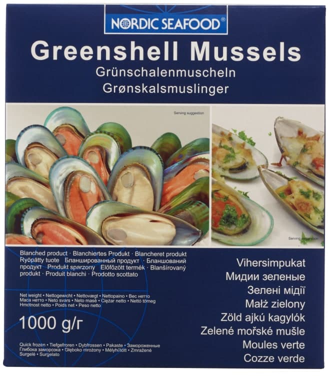 Greenskjell Kokt 1kg Øfas