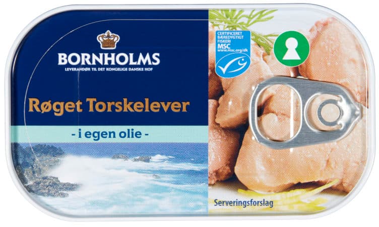 Torskelever i Egen Olje 120g Bornholms