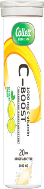 C-Boost C-Vitamin Sitron 1000mg 20stk Collett