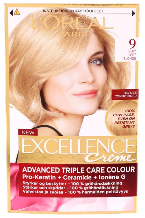 Excellence 9 Meget Lysblond 260 ml