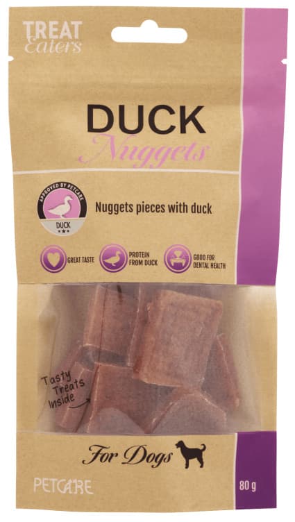 Hunde Nuggets m/And 80g Treateaters