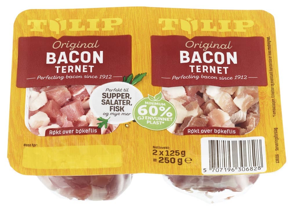 Ternet bacon 2x125g, 250 g