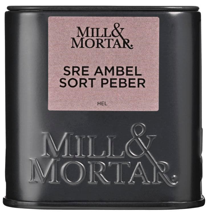 Pepperkorn Sorte Sre Ambel 50g Mill&Mortar