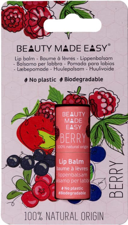 Leppepomade Bær 5,5g Beauty Made Easy